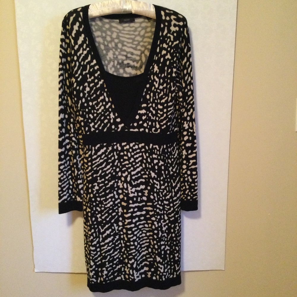 Esprit Collection Dress Animal Print Sweater Style Dress
